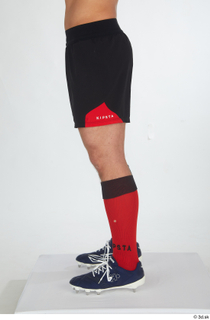 Erling black shorts red socks rugby boots rugby clothing sports…